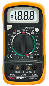 Мультиметр PeakMeter PM830L цифровой