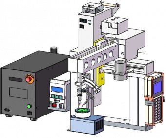 Паяльный робот (автоматическая паяльная машина) QUICK 9153NA