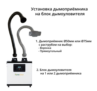 Блок дымоуловителя FUMECLEAR FC-1001A
