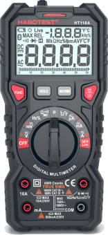 Мультиметр Habotest HT118A цифровой (True RMS)	 фото 1
