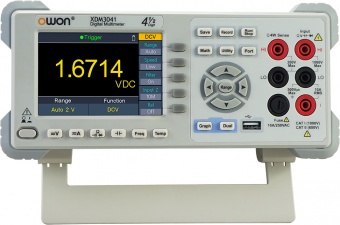 Цифровой настольный мультиметр OWON XDM3041  -  лицевая панель