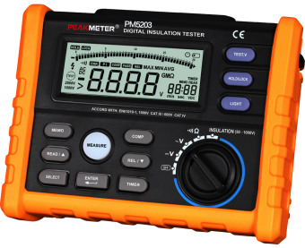 izmeritel_soprotivleniya_izolyatsii_megaommetr_peakmeter_pm5203
