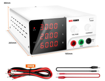 Источник питания Nice-Power R-SPS3020 импульсный (30 В, 20 А) фото 3